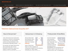 Tablet Screenshot of dekoschnee.com